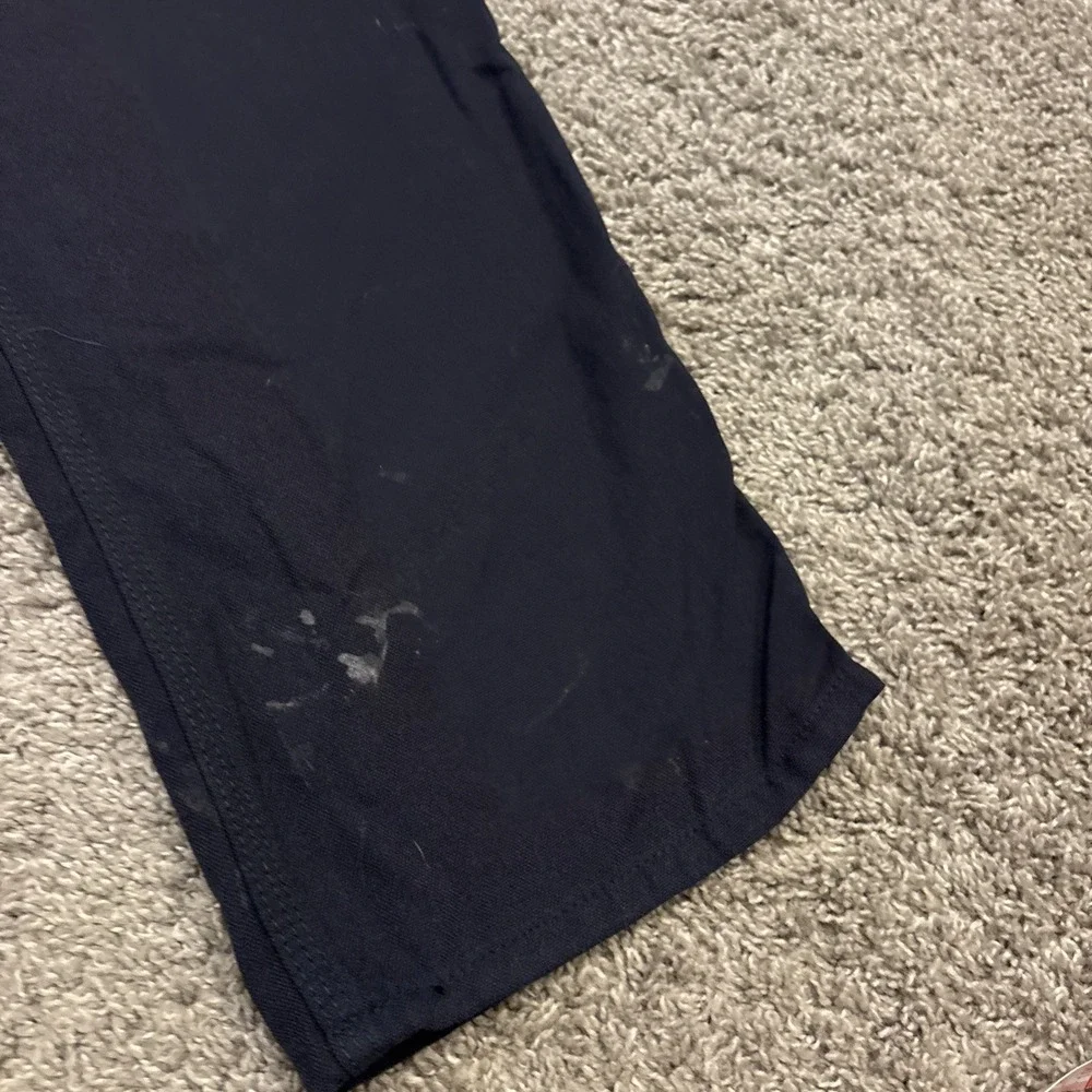 Carhartt FR 34x34 FLAME RESISTANT Navy Blue Cargo Work Pants 344-20 Rare FR